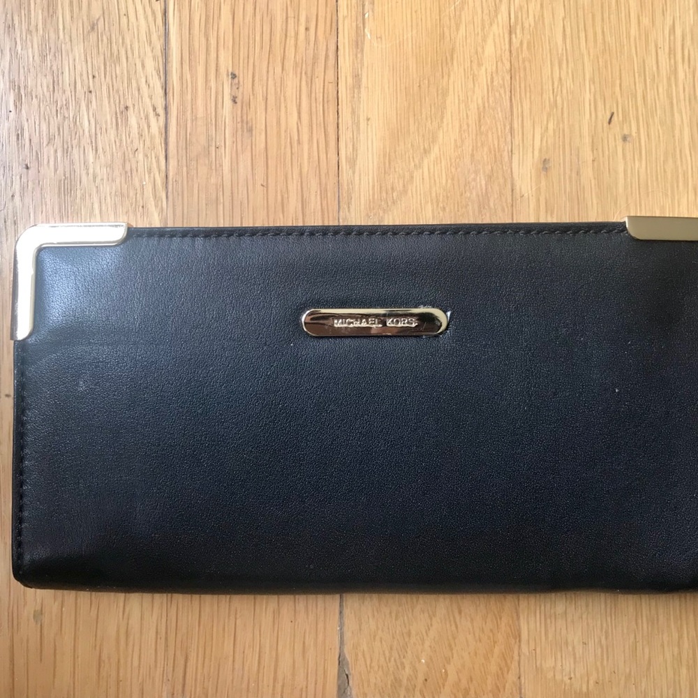 Michael Kors Wallet/Clutch Black Leather